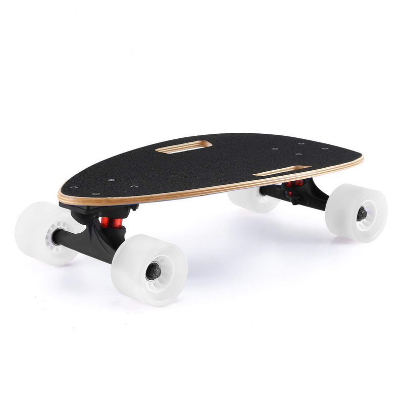 SANSIRP 17'' Portable Skateboard Complete Kick Skate Board Cruiser Canadian Maple Wood Mini Skateboards with LED Wheels for Kids Beginners Adults