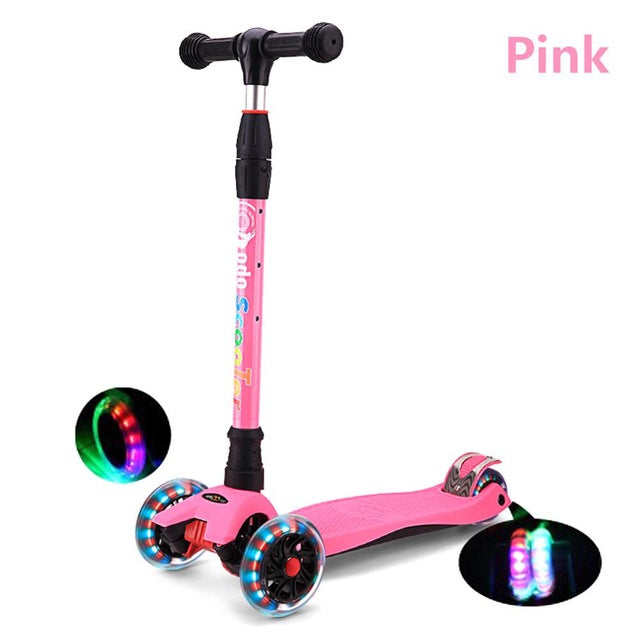Hot Sale Aluminum Alloy Foot Scooters Adult Children Scooter Kick scooters Adjustable Folding Kickboard for children
