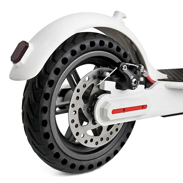 Rubber Solid Rear Tire with Hollow Design for Xiaomi M365 Electric Scooter